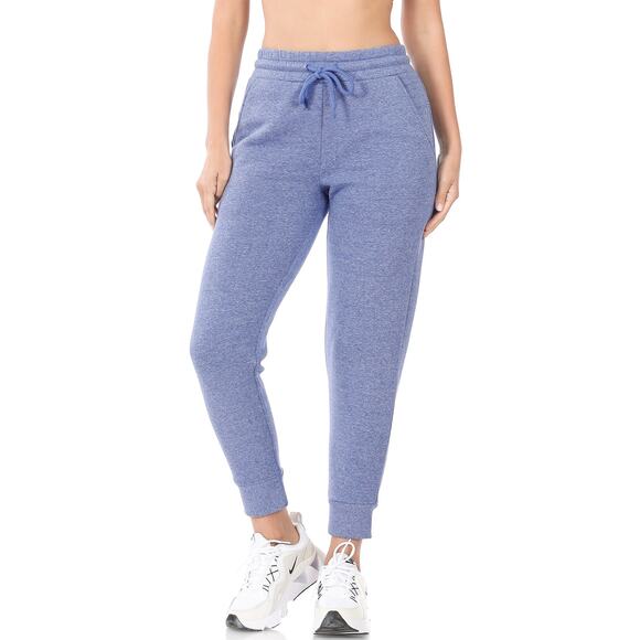 Melange Velboa hoodie & jogger Pants set (Mid-Navy)- Small - Picture 3 of 5